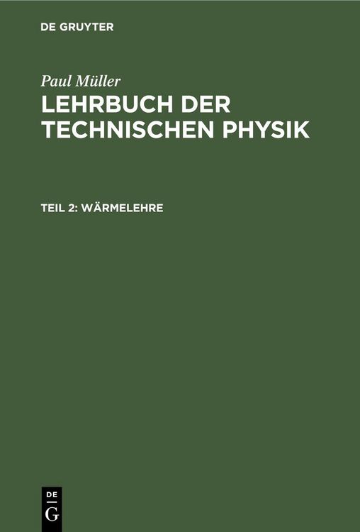 Produktbild: W&auml;rmelehre