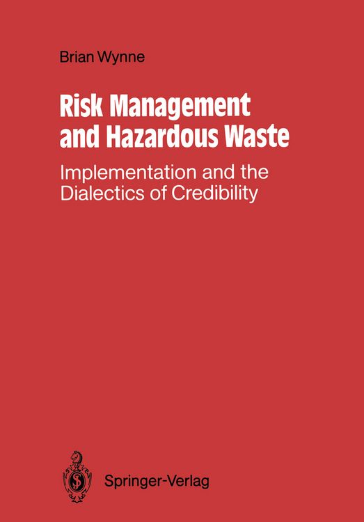 Produktbild: Risk Management and Hazardous Waste
