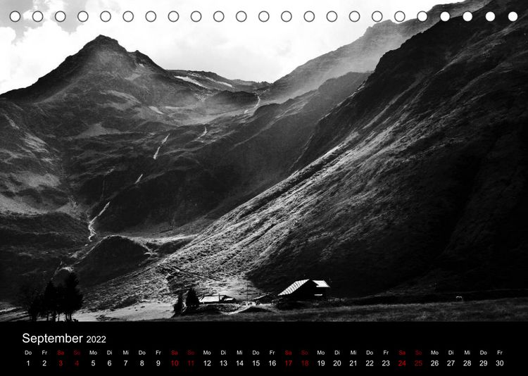 Produktbild: SchwarzWeiss gesehen (Tischkalender 2022 DIN A5 quer)