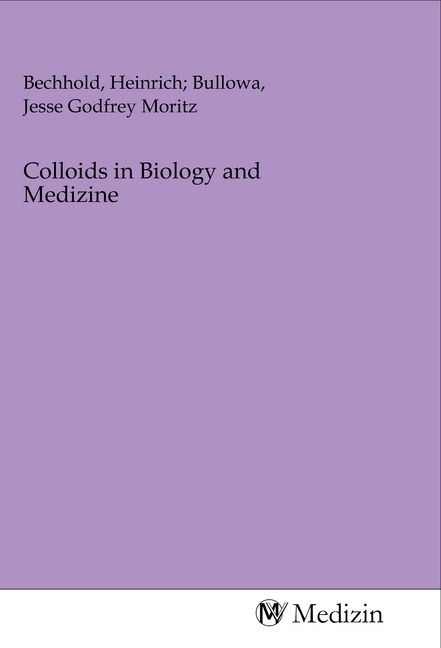 Produktbild: Colloids in Biology and Medizine