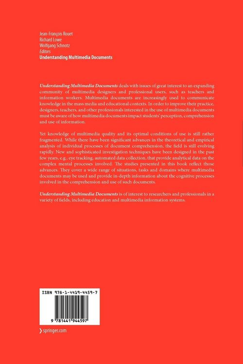 Produktbild: Understanding Multimedia Documents