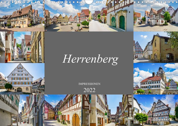 Produktbild: Herrenberg Impressionen (Wandkalender 2022 DIN A3 quer)