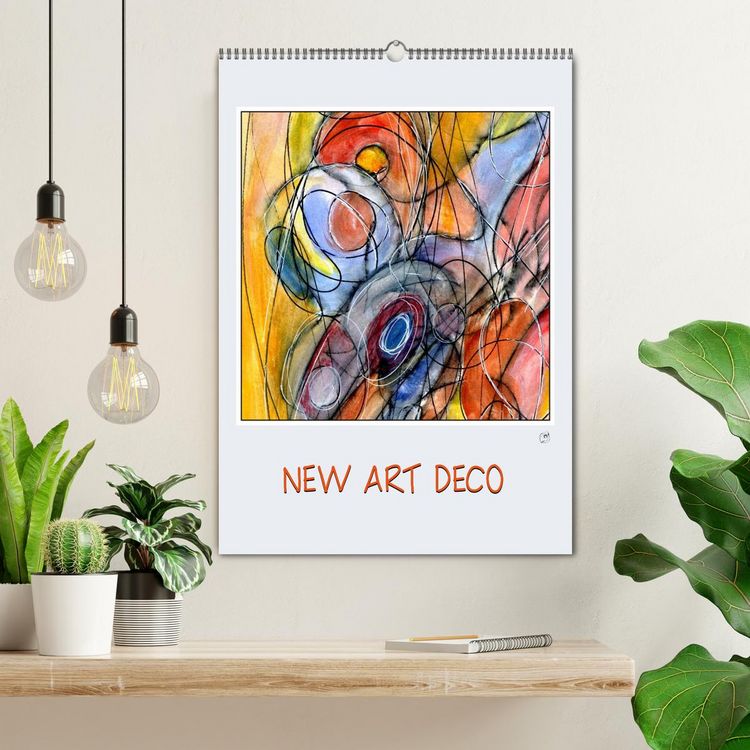 Produktbild: New Art Deco (Wandkalender 2026 DIN A2 hoch), CALVENDO Monatskalender