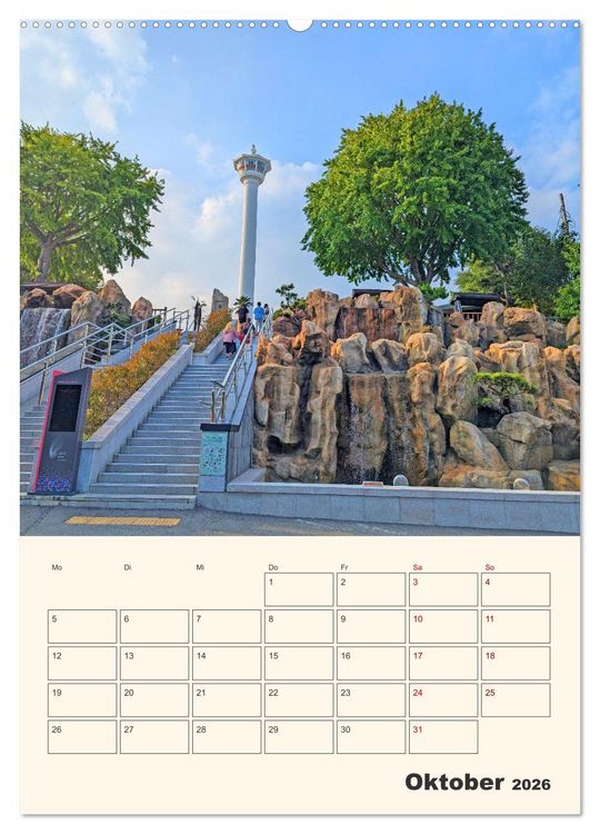 Produktbild: Busan - Eine Reise durch das Herz der K&uuml;stenstadt (hochwertiger Premium Wandkalender 2026 DIN A2 hoch), Kunstdruck in Hochglanz