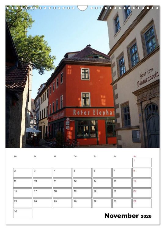 Produktbild: Mein Erfurt (Wandkalender 2026 DIN A3 hoch), CALVENDO Monatskalender