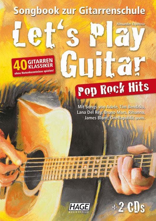 Produktbild: Let's Play Guitar Pop Rock Hits mit 2 CDs