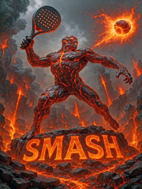 Produktbild: CALVENDO Puzzle Smash - Epischer Padel Angriff | 1000 Teile Lege-Gr&ouml;&szlig;e 64x48cm Foto-Puzzle f&uuml;r gl&uuml;ckliche Stunden