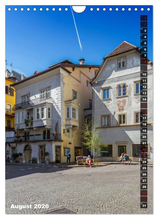 Produktbild: Stadtherz BOZEN (Wandkalender 2026 DIN A4 hoch), CALVENDO Monatskalender