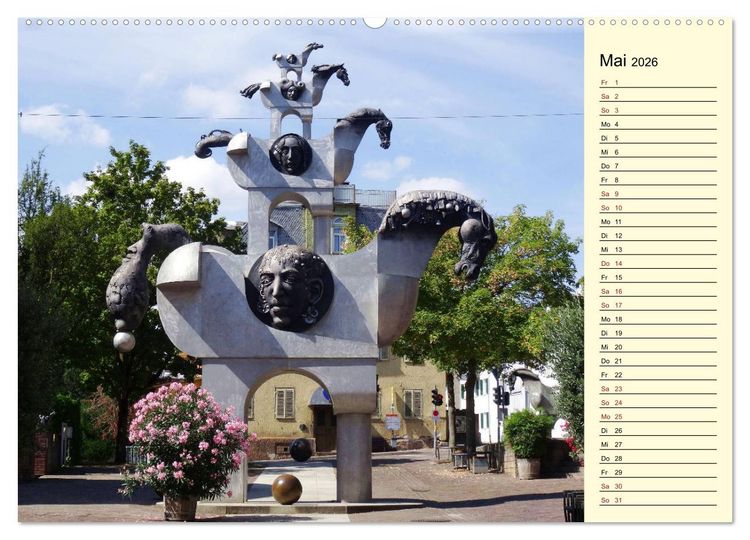 Produktbild: Unterwegs in Bietigheim-Bissingen (Wandkalender 2026 DIN A2 quer), CALVENDO Monatskalender