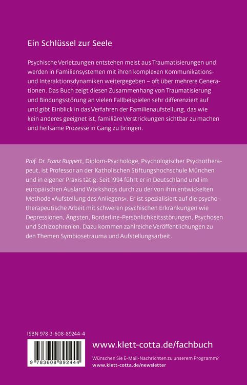 Produktbild: Trauma, Bindung und Familienstellen (Leben Lernen, Bd. 177)