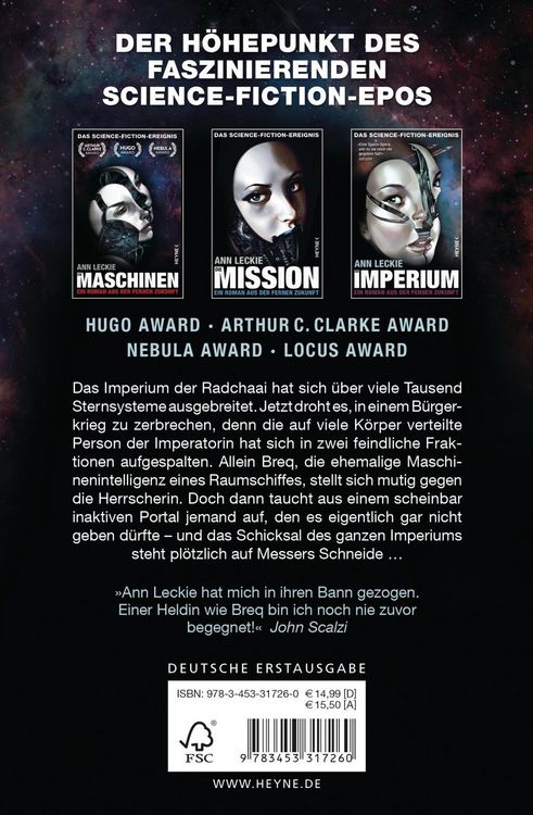 Produktbild: Das Imperium / Radchaai Imperium Bd. 3