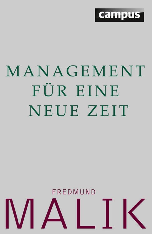 Produktbild: Management f&uuml;r eine neue Zeit