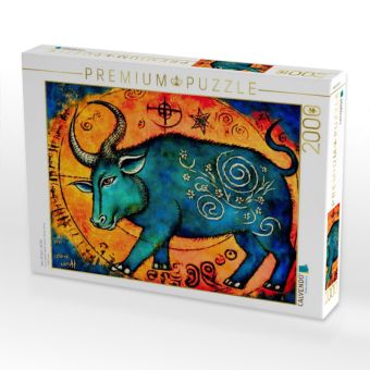 Produktbild: CALVENDO Puzzle Stier: 20. April - 20. Mai | 2000 Teile Lege-Gr&ouml;&szlig;e 90x67cm Foto-Puzzle f&uuml;r gl&uuml;ckliche Stunden