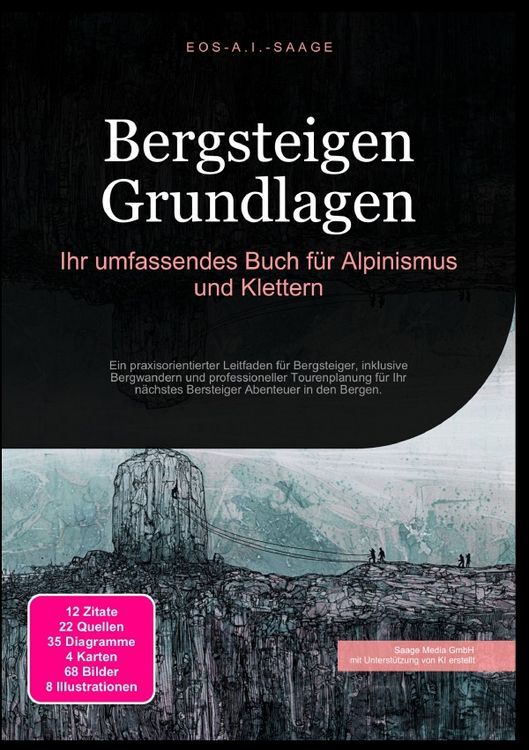 Produktbild: Bergsteigen Grundlagen: Ihr umfassendes Buch f&uuml;r Alpinismus und Klettern