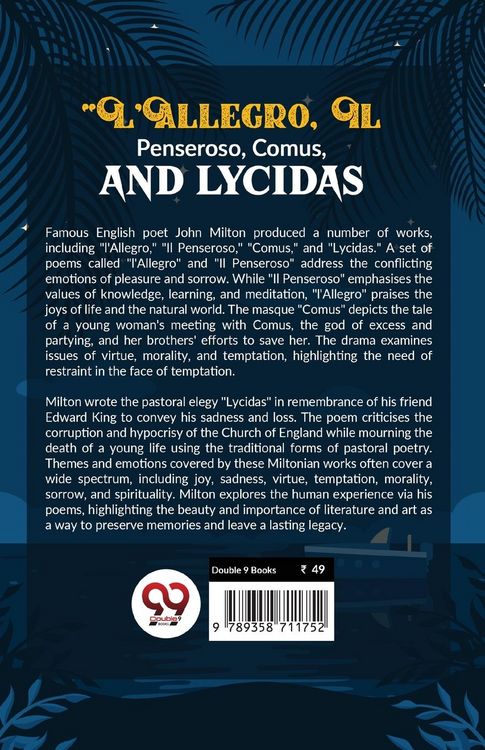 Produktbild: L'Allegro Il Penseroso Comus And Lycidas