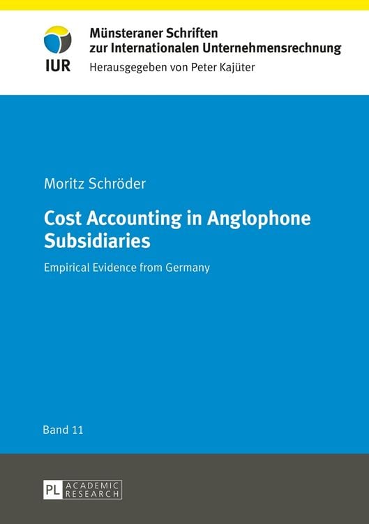 Produktbild: Cost Accounting in Anglophone Subsidiaries