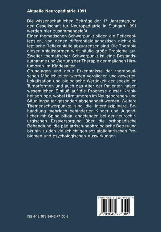 Produktbild: Aktuelle Neurop&auml;diatrie 1991