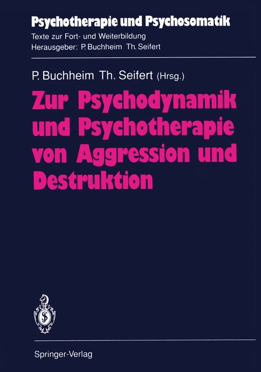 Produktbild: Zur Psychodynamik und Psychotherapie von Aggression und Destruktion