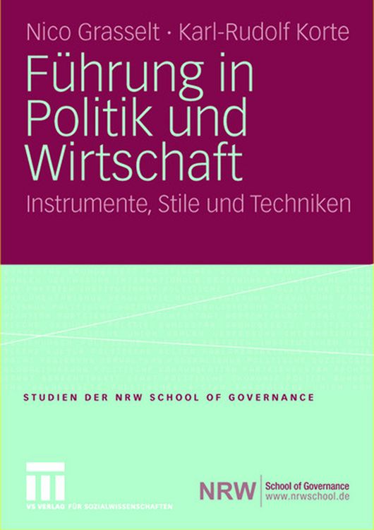 Produktbild: F&uuml;hrung in Politik und Wirtschaft