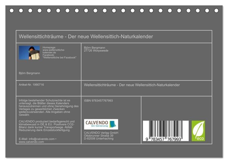 Produktbild: Wellensittichtr&auml;ume - Der neue Wellensittich-Naturkalender (Tischkalender 2026 DIN A5 quer), CALVENDO Monatskalender
