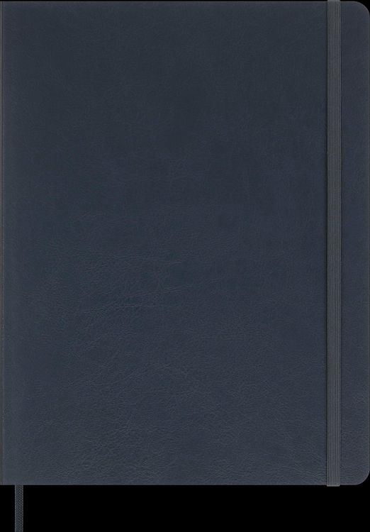 Produktbild: Moleskine Vegea Notizb&uuml;cher (2x), XL, liniert, weicher Einband, schwarz und Capri Petroleum
