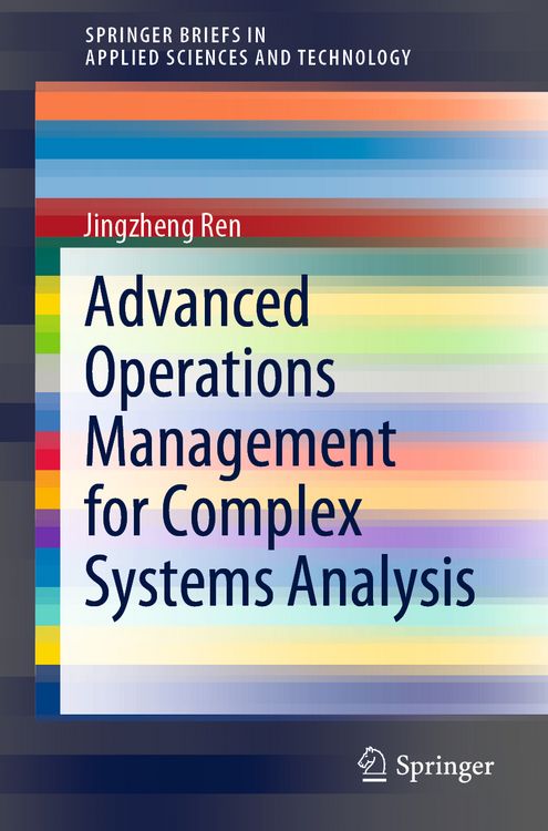 Produktbild: Advanced Operations Management for Complex Systems Analysis