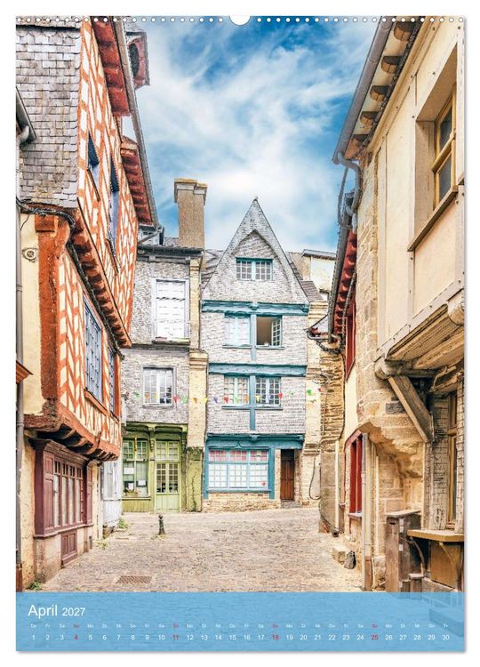 Produktbild: Bonjour Bretagne (hochwertiger Premium Wandkalender 2027 DIN A2 hoch), Kunstdruck in Hochglanz
