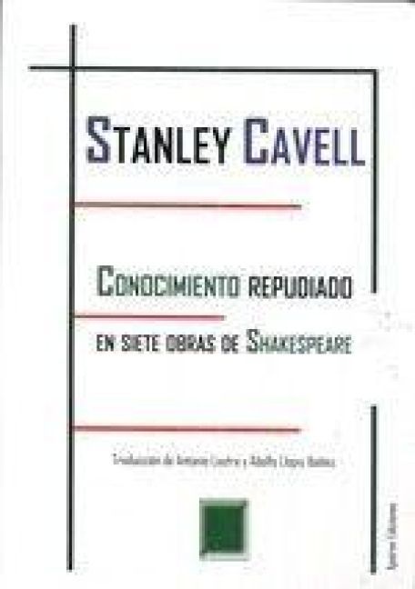 Produktbild: Conocimiento repudiado en siete obras de Shakespeare