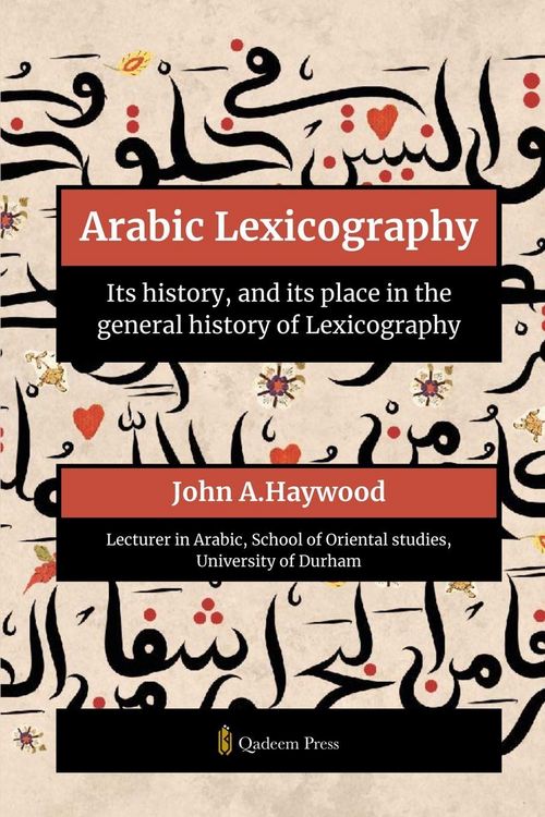 Produktbild: Arabic Lexicography - Its history, and its place in the general history of Lexicography
