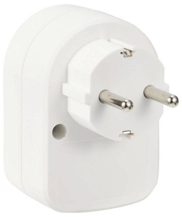 Produktbild: Sygonix SY-6713236 Zwischensteckdose mit USB Wei&szlig;