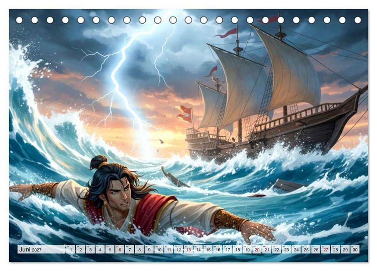 Produktbild: Sinbad &ndash; Reisen ins Unbekannte (Tischkalender 2027 DIN A5 quer), CALVENDO Monatskalender