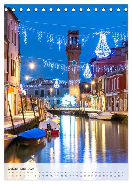Produktbild: Venezia - La Serenissima repubblica (Tischkalender 2026 DIN A5 hoch), CALVENDO Monatskalender
