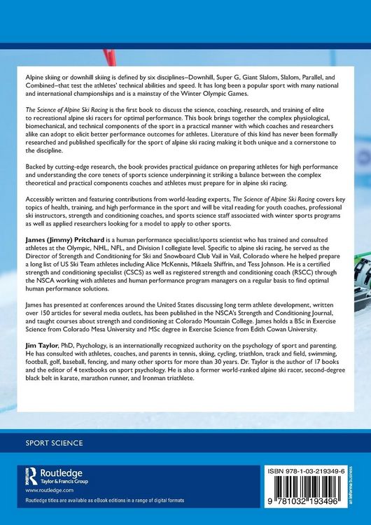 Produktbild: The Science of Alpine Ski Racing