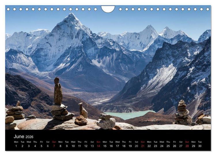 Produktbild: Mount Everest Trek (Wall Calendar 2026 DIN A4 landscape), CALVENDO 12 Month Wall Calendar