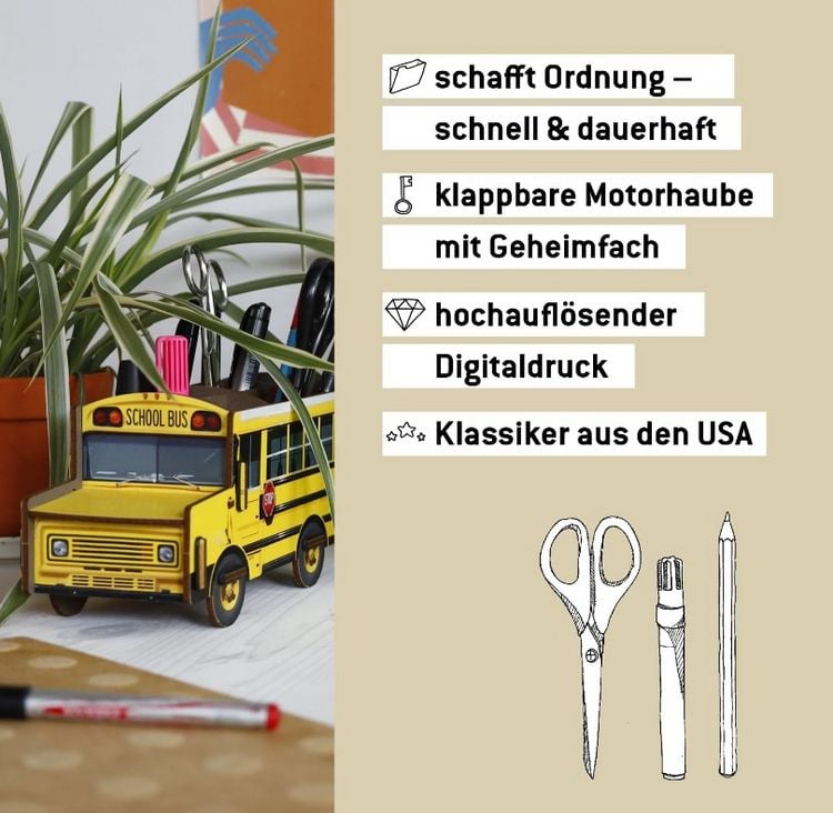Produktbild: Stiftebox School Bus
