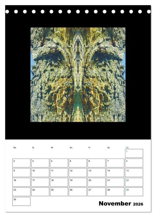 Produktbild: Nature's Faces (Tischkalender 2026 DIN A5 hoch), CALVENDO Monatskalender