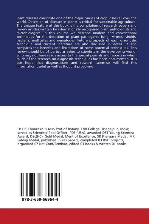 Produktbild: Plant Disease Diagnosis : Recent Advances and Future Perspectives