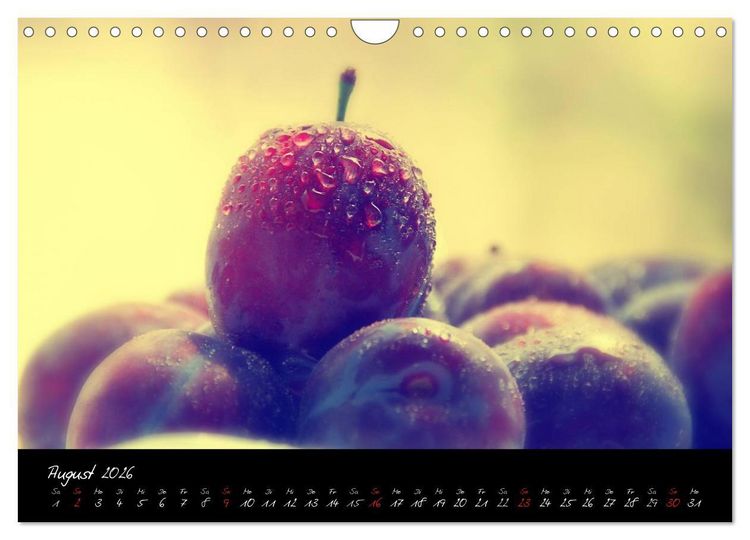 Produktbild: Frische Fr&uuml;chte Kalender (Wandkalender 2026 DIN A4 quer), CALVENDO Monatskalender