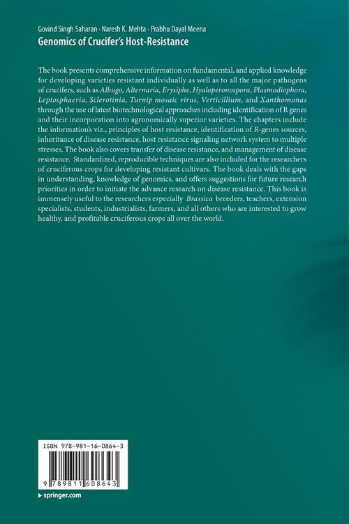 Produktbild: Genomics of Crucifer&rsquo;s Host-Resistance