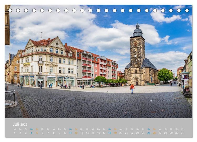 Produktbild: Gotha - zwischen Barock und Renaissance (Tischkalender 2026 DIN A5 quer), CALVENDO Monatskalender