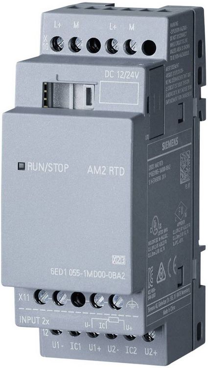 Produktbild: Siemens LOGO! AM2 RTD 0BA2 SPS-Erweiterungsmodul 12 V/DC, 24 V/DC