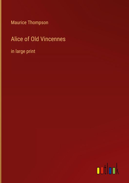 Produktbild: Alice of Old Vincennes