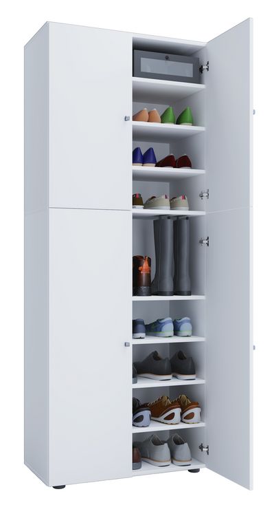 Produktbild: XXL Holz Gro&szlig;er Schuhschrank Schuhkommode Lona 9