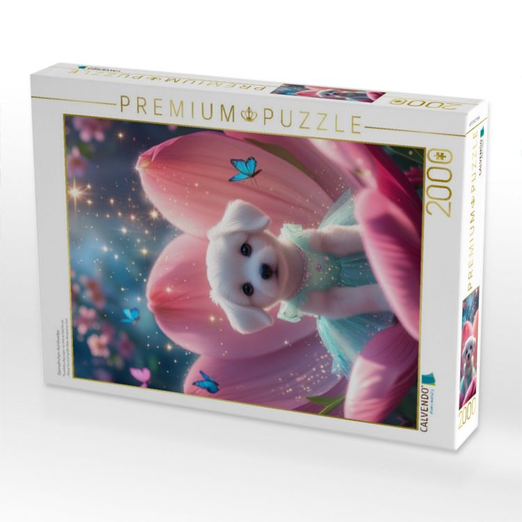 Produktbild: CALVENDO Puzzle D&auml;umelinchen-Hundewelpe | 2000 Teile Lege-Gr&ouml;&szlig;e 90x67cm Foto-Puzzle f&uuml;r gl&uuml;ckliche Stunden