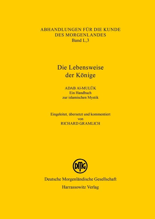 Produktbild: Die Lebensweise der Könige Adab al-muluk