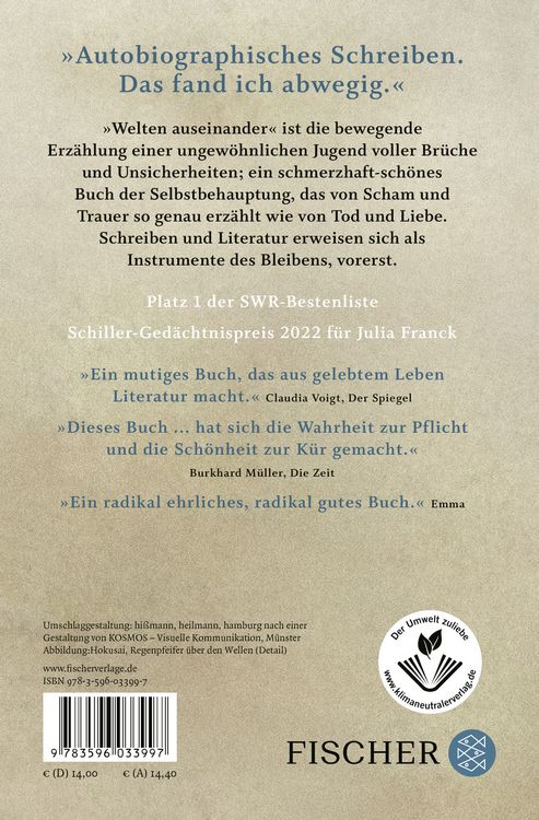 Produktbild: Welten auseinander