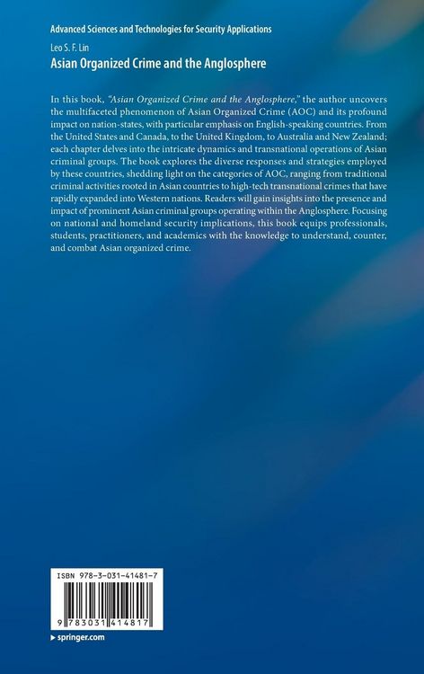 Produktbild: Asian Organized Crime and the Anglosphere