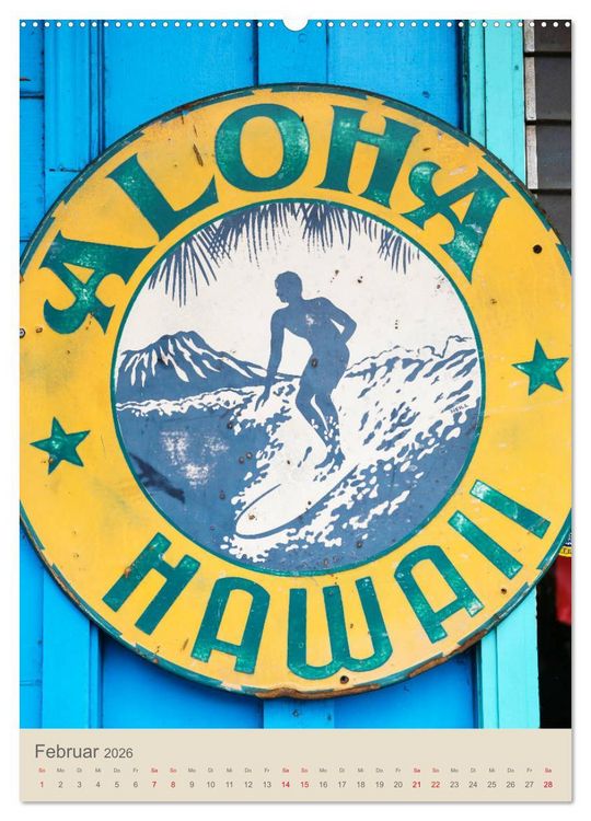 Produktbild: O'ahu - Hawaii, Bilder aus dem S&uuml;dseeparadies (hochwertiger Premium Wandkalender 2026 DIN A2 hoch), Kunstdruck in Hochglanz