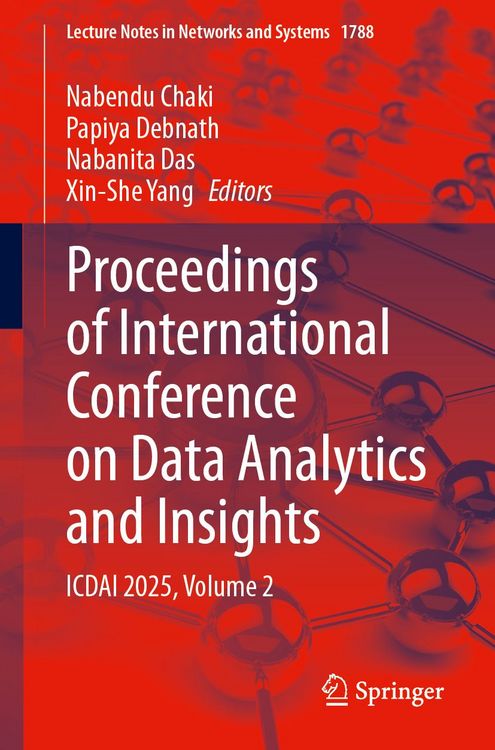 Produktbild: Proceedings of International Conference on Data Analytics and Insights