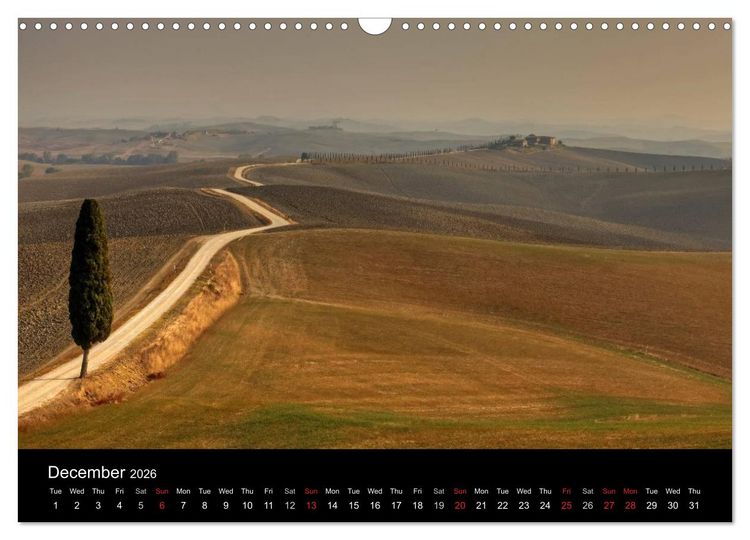 Produktbild: Tuscany (Wall Calendar 2026 DIN A3 landscape), CALVENDO 12 Month Wall Calendar